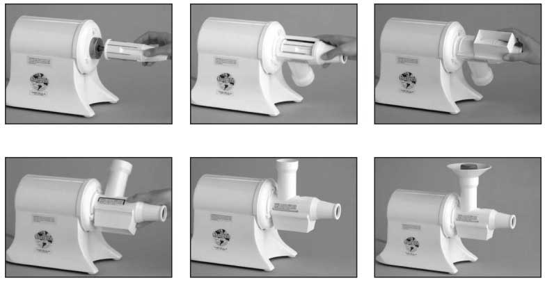 Champion Juicer Assembly
