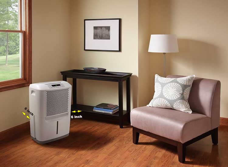 Dehumidifier Ideal Placement