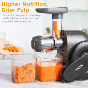 Aicok Reverse Feature Slow Masticating Juicer Yield