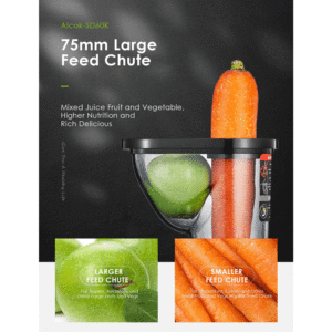 Aicok Wide Mouth Vertical Slow Juicer Chute