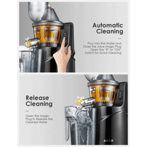 Aicok Wide Mouth Vertical Slow Juicer Cleaning