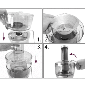 Breville BJE200XL Juice Fountain Assembly