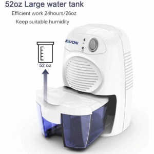 SEAVON Electric Mini Dehumidifier Water Tank