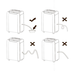 Eurgeen 20 Pint Dehumidifier Drainage