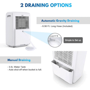 Inofia 70 Pint Dehumidifier Drainage
