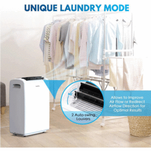 Inofia 70 Pint Dehumidifier Drying Clothes