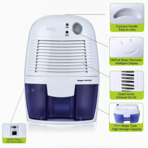 MSJ Portable Dehumidifier Features