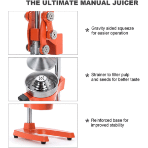 CO Z Commercial Grade Citrus Juicer Features