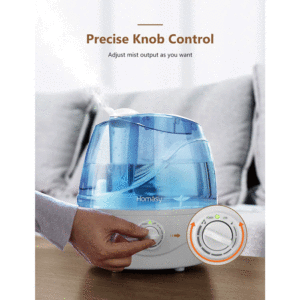 Homasy Cool Mist Humidifier Misting Control
