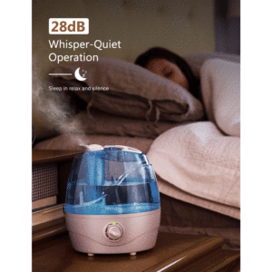 Homasy Cool Mist Humidifier Quiet Operation