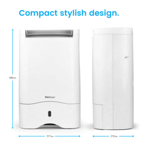 Pro Breeze® 10L Desiccant Dehumidifier Dimension