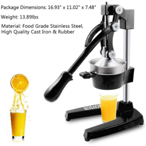 ROVSUN Commercial Grade Hand Press Juicer Construction