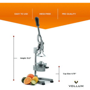 Vollum Manual Fruit Juicer Dimension